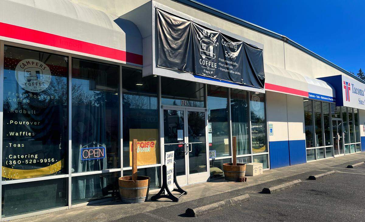 Campers Coffee Roasting Cafe has move to 6700 Martin Way Unit 101 in Olympia. Photo April 17, 2025