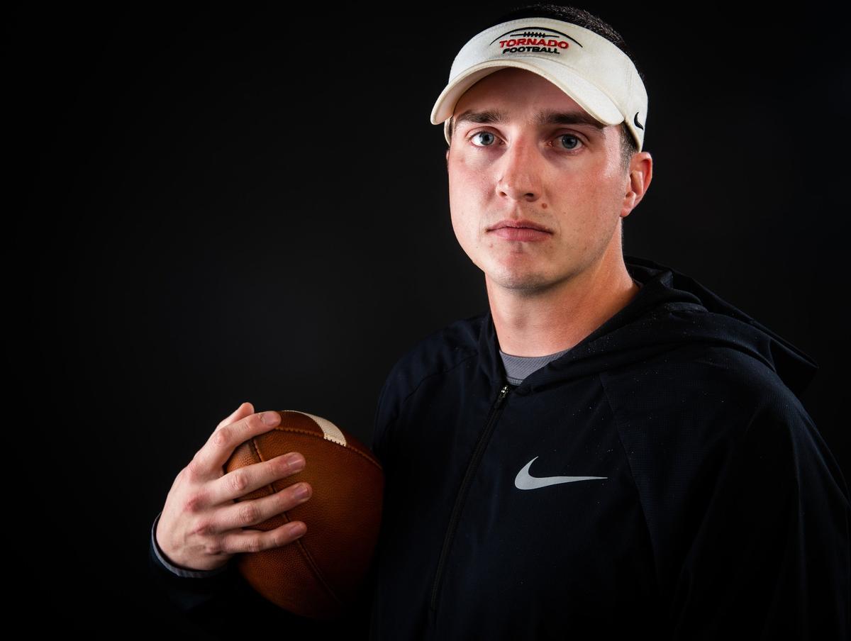 Yelm’s offensive coordinator Bryan Irion photographed at the Tacoma News Tribune in Tacoma, Wash., on Sunday, Dec. 2, 2018.