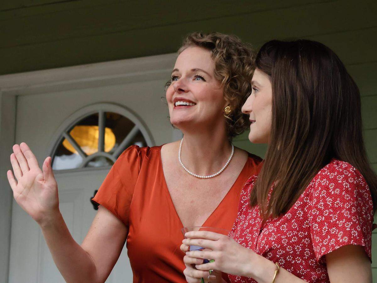 Actors Meghan Goodman and Hannah Ecklund star in John Longenbaugh’s “Our House,” an immersive play set in and around a home on Olympia’s east side.