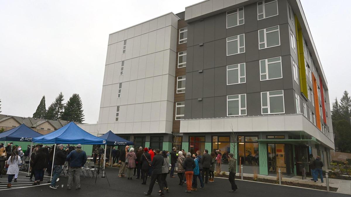 Unity Commons’ homeless shelter and supportive housing.