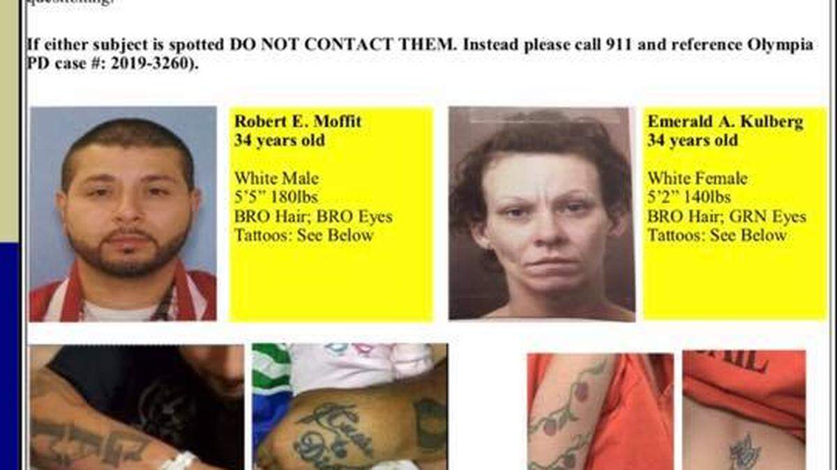 Olympia police are asking the public to help locate a man and woman who may have more information about a Thursday night shooting in a wooded area between Martin Way and Pacific Avenue, not far from Interstate 5.