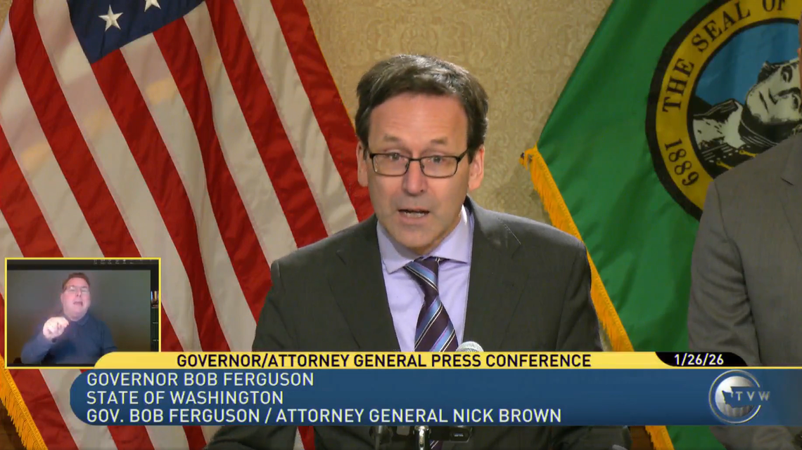 Gov. Bob Ferguson, AG Nick Brown preparing WA for ‘worst-case’ ICE scenario
