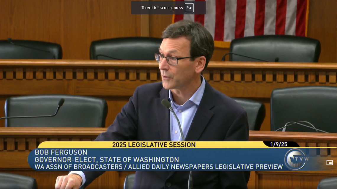 Gov.-elect Bob Ferguson on Thursday revealed his priorities to help to solve the state’s budget shortfall.