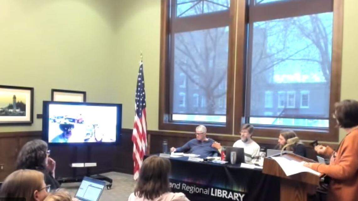 Dark threats are being made to library leaders, Timberland trustee says