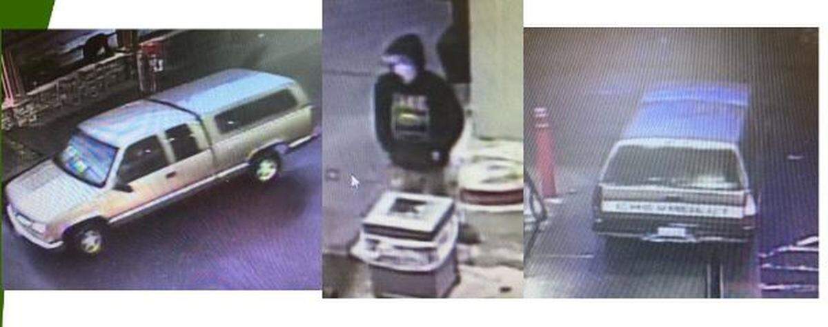 About 8:50 p.m. May 6, a suspect, following a vehicle prowl, stole a credit card at Buzz’s Tavern in west Olympia. That card was then used to buy gas at a Safeway in Olympia, according to detectives.