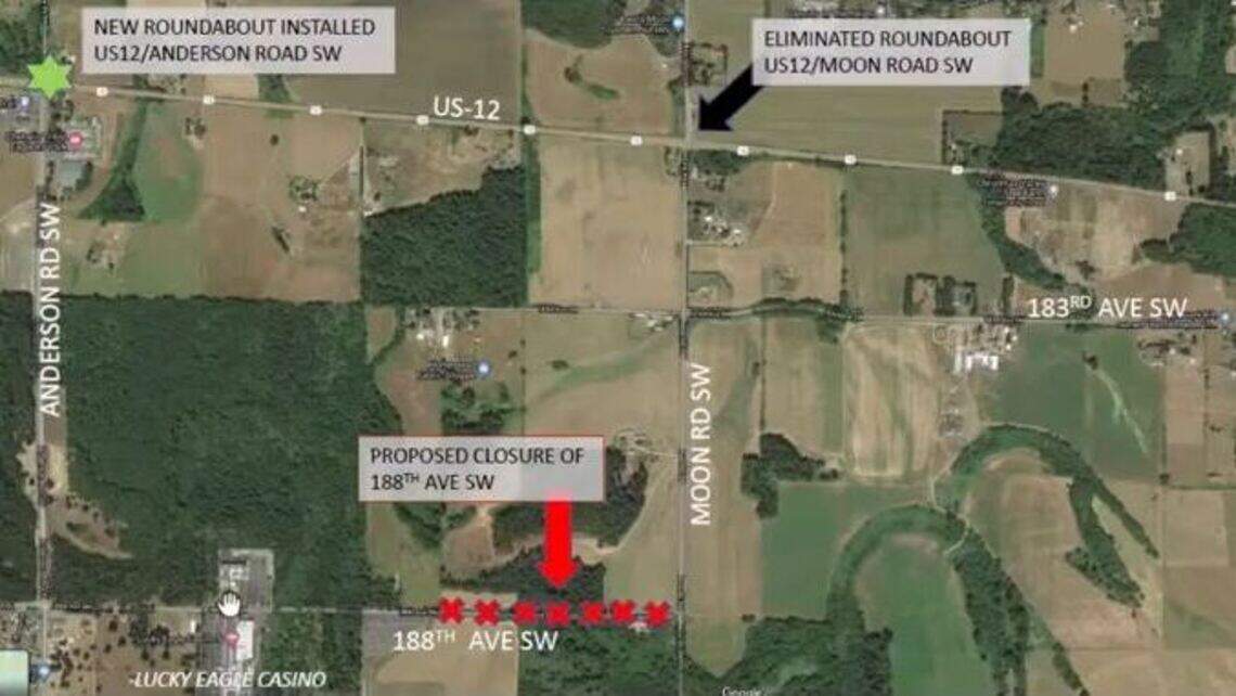Thurston County to ‘permanently’ close road near Lucky Eagle Casino in Rochester area
