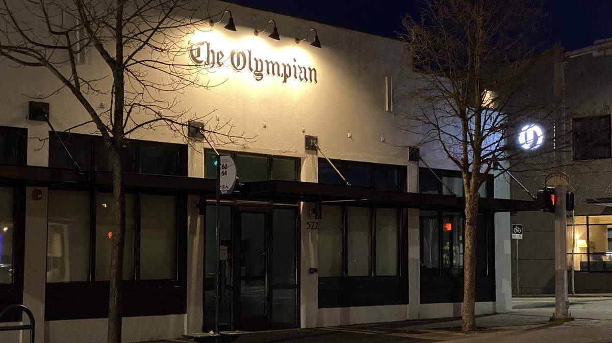 The Olympian’s current building at 522 Franklin Street SE.