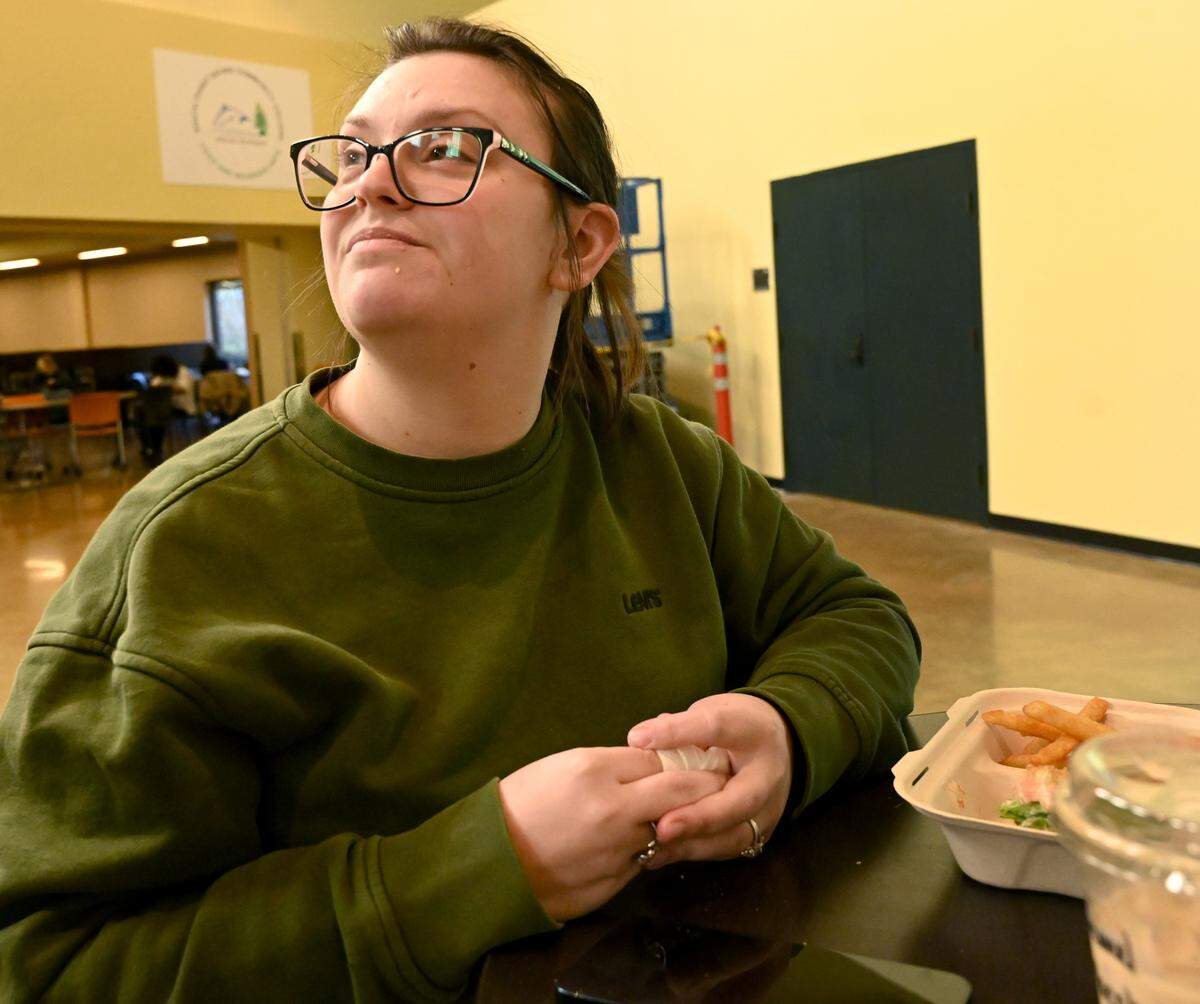 South Puget Sound Community College student Mercedes Harris.