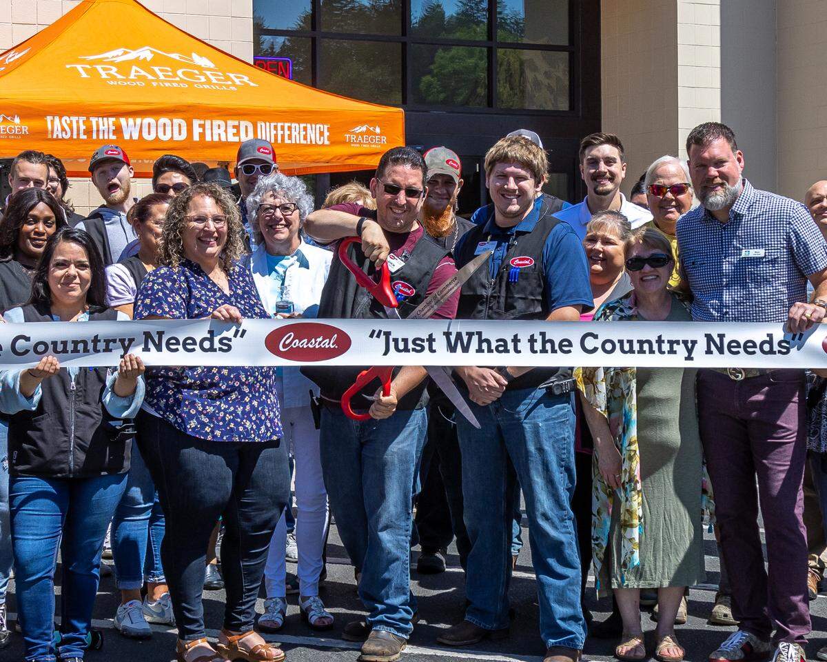 The Lacey South Sound Chamber held a ribbon cutting ceremony Thursday for Coastal Farm and Ranch, a new store in Lacey. Mayor Andy Ryder is among those who attended.