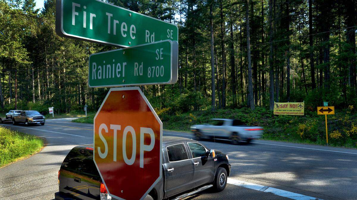 The intersection of Rainier Road and Fir Tree Road Southeast has been listed in the Thurston County Mobility Strategy Study as one of 14 locations where improvements should be made.