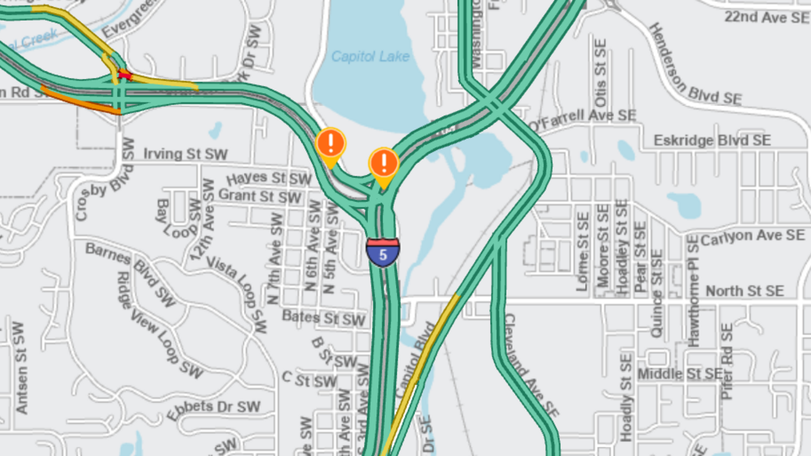 Thurston County freeway ramps in Tumwater will close Thursday night, WSDOT says