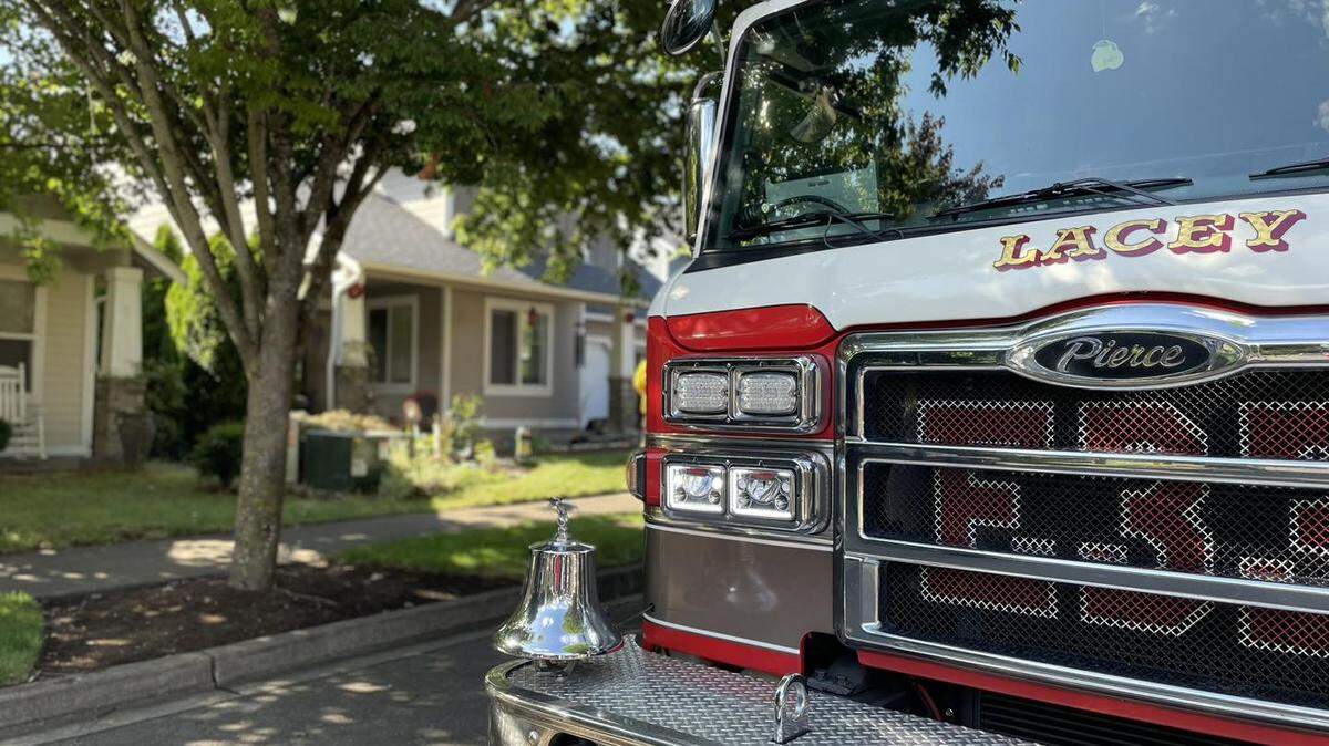 Lacey fire crews were dispatched at 3:56 p.m. Sunday to a dryer fire in the 7000 block of Stone Street.