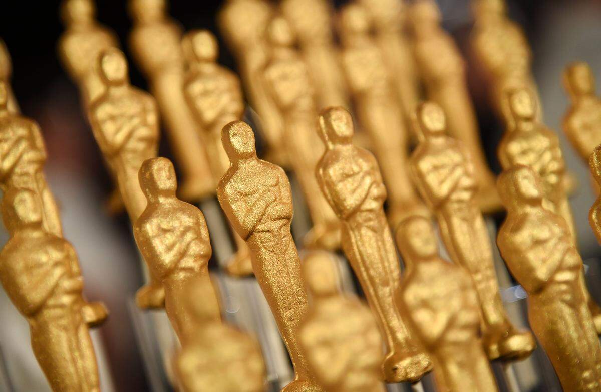 Gold-dusted chocolate Oscar statues are pictured at the Governors Ball Press Preview for the 92nd Academy Awards at the Dolby Theatre Jan. 31 in Los Angeles. The Academy Awards will be Sunday, Feb. 9.