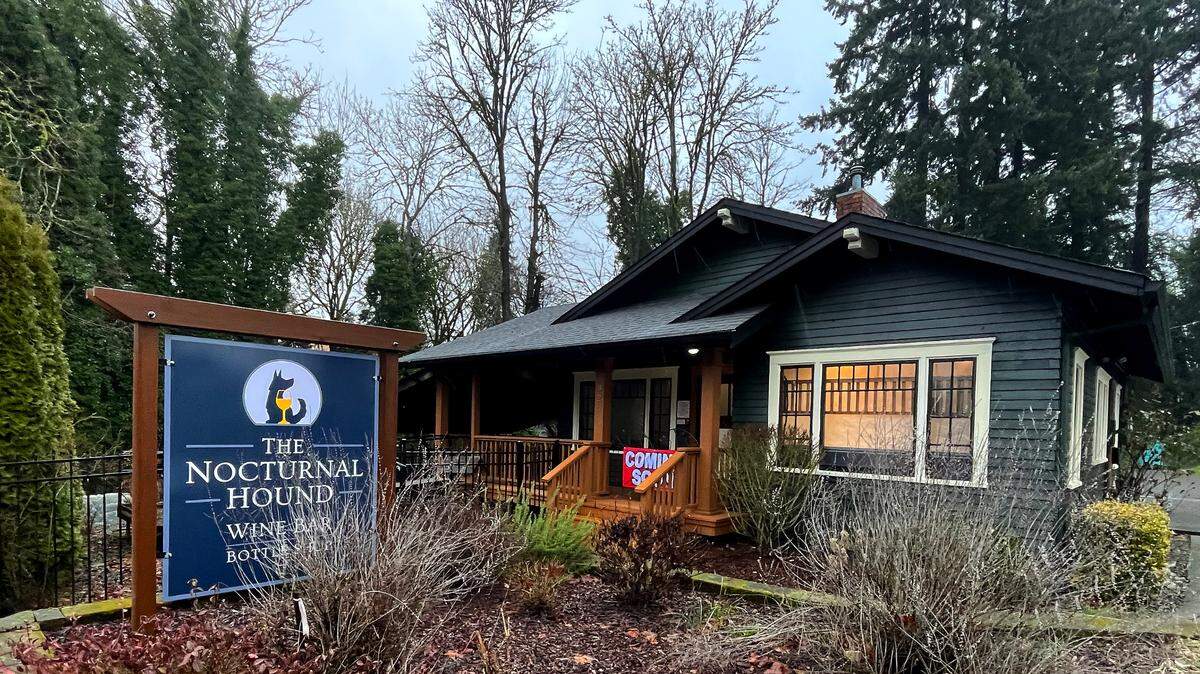 The Nocturnal Hound Wine Bar & Bottle Shop is set to open in early February at 324 Custer Way in Tumwater.