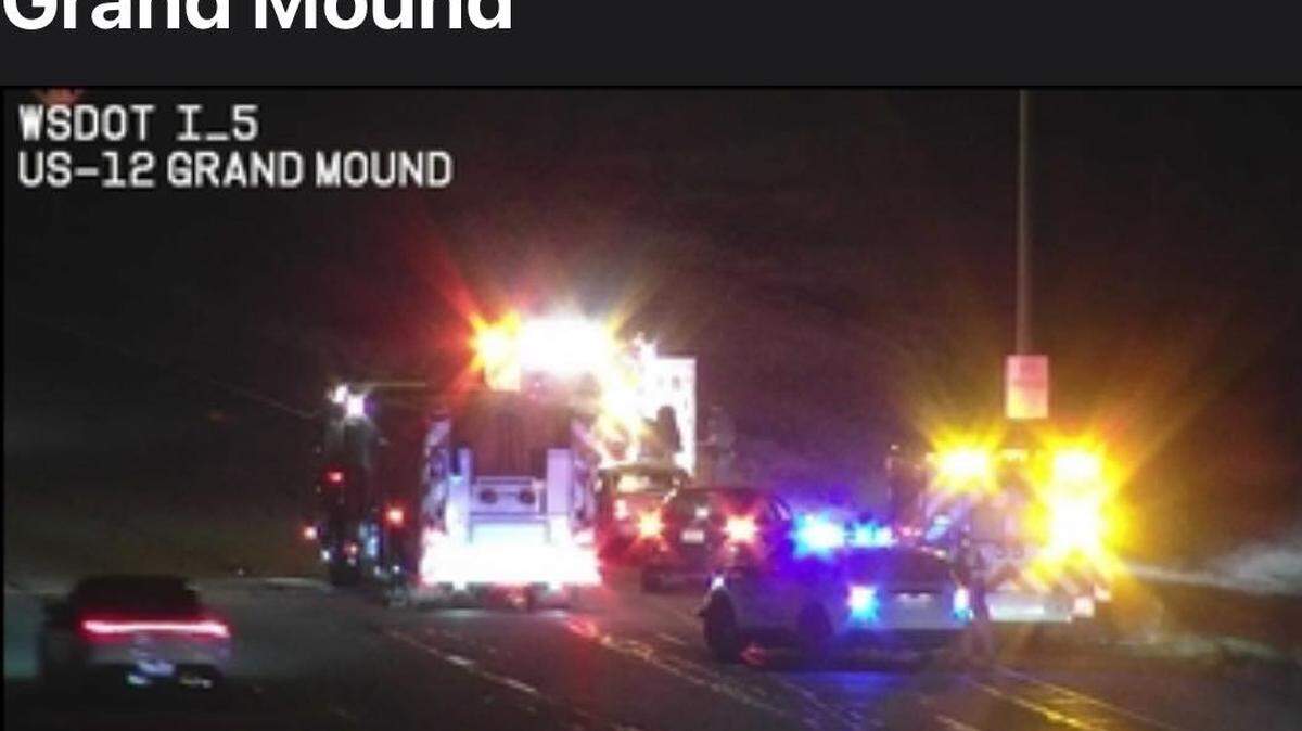 Two Chehalis men were injured Saturday night in south Thurston County after the driver crashed into a freeway barrier, according to Washington State Patrol.