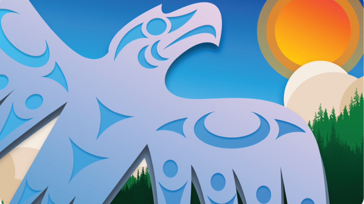 Timberland Regional Library system is celebrating Native American Heritage Month with a new library card design created by Ovila Mailhot, a Coast Salish graphic artist and designer.