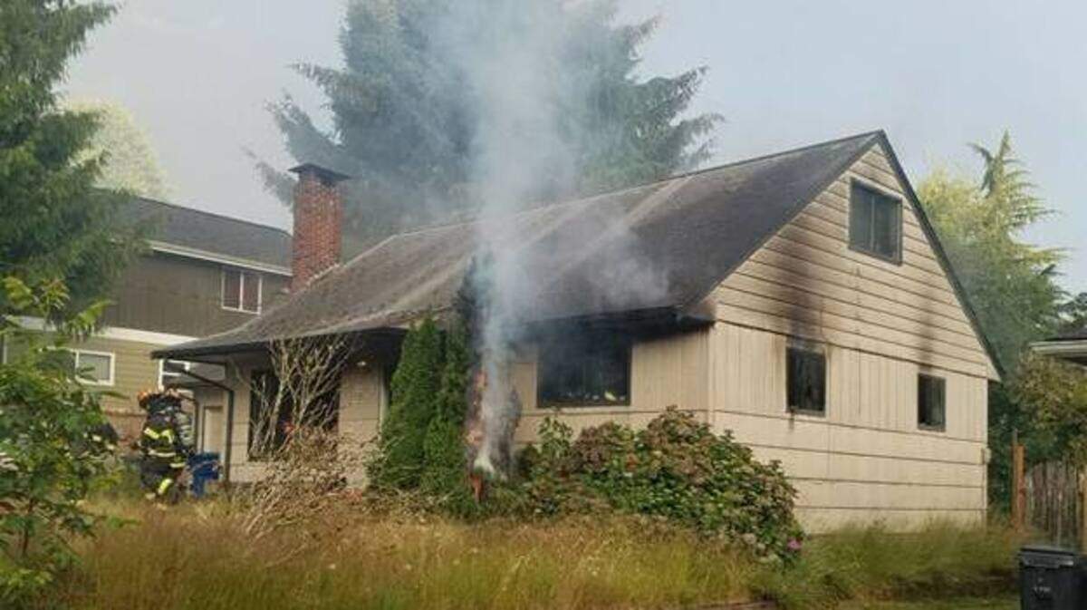Crews responded to a structure fire just after 8 p.m. on Wednesday, June 27, 2018 in Olympia, where a house was smoking on all sides. Damage and loss of contents was assessed at $150,000.