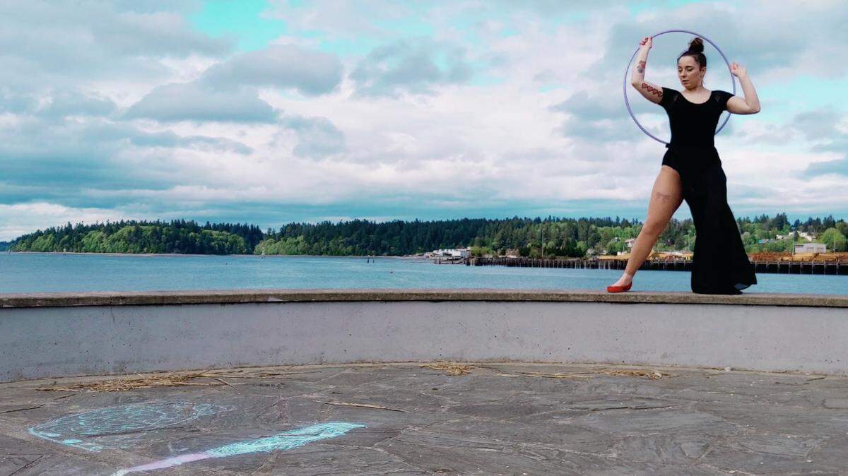 Lindsay Middleton performs for Airbound Arts’ Second Saturday Spectacular in May.