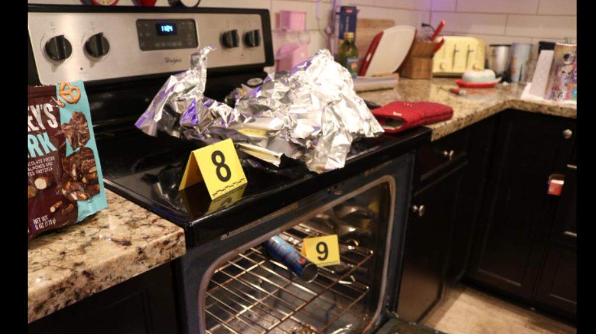 A gas cannister was found inside an oven after police responded to a disturbance in west Olympia on July 28.