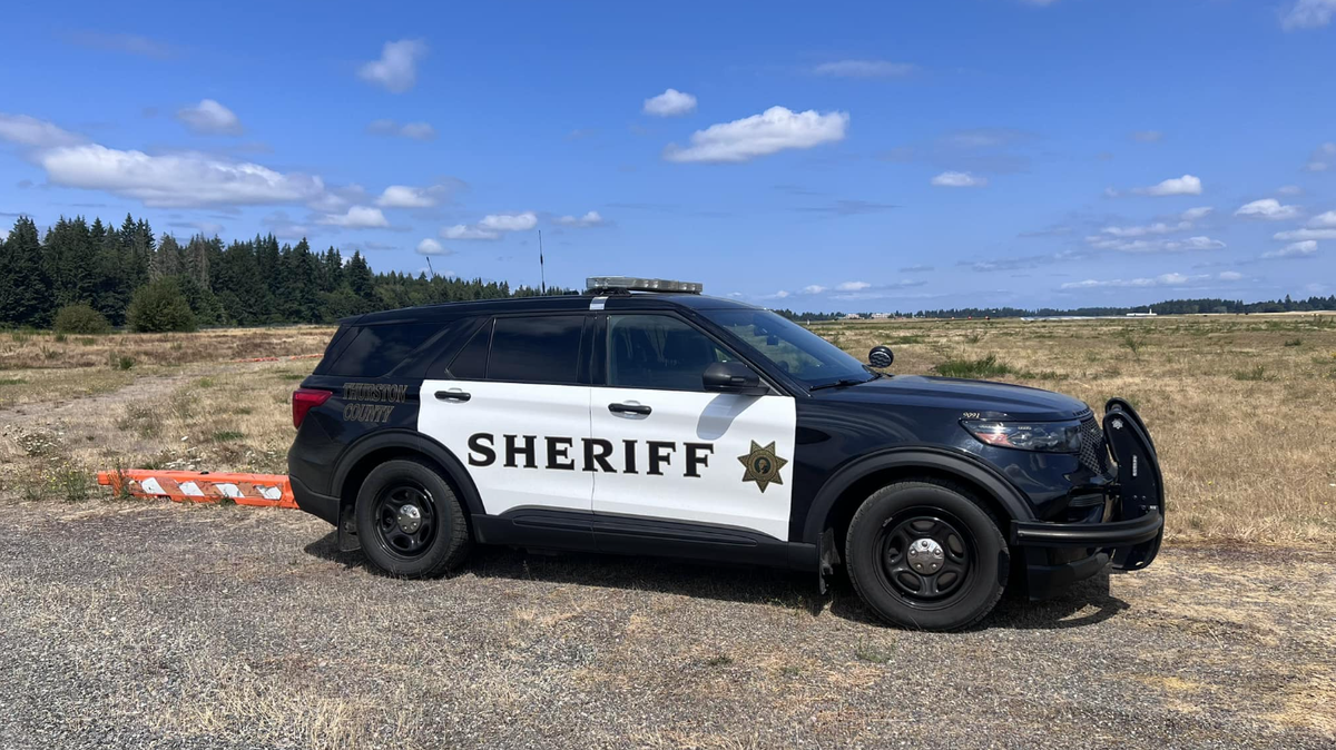 An image of a Thurston County Sheriff’s Office patrol vehicle.