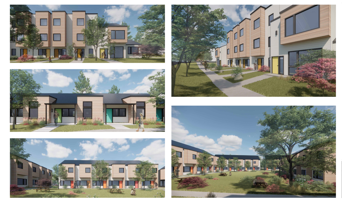 South Puget Sound Habitat for Humanity is constructing a new Olympia neighborhood with 112 units of affordable housing at 3900 Blvd. Road SE. The non-profit submitted mock-ups of the housing units to the city of Olympia in 2023.