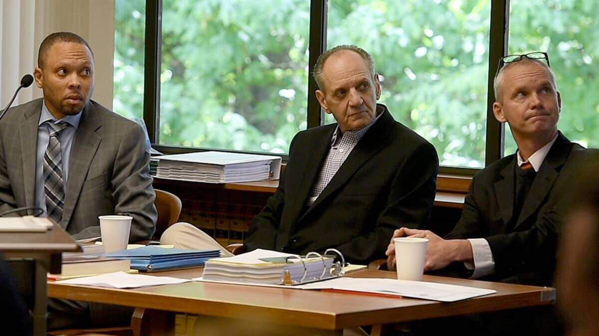 James Stidd (center), who was convicted of killing Olympia woman Gail Doyle last month, will be sentenced at 9 a.m. today (Monday) in Thurston County Superior Court.