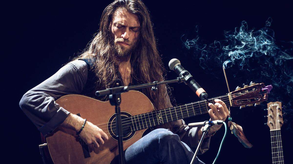 The self-described spiritual guitarist, Estas Tonne, is stopping in Olympia Wednesday on his first United States tour. He is internationally known, thanks to a series of viral videos. “The Song of the Golden Dragon,” his most popular, has been watched more than a half billion times.