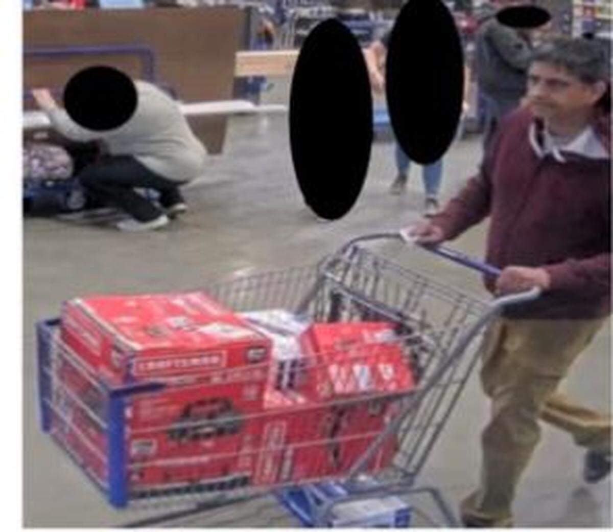 This man is accused of stealing from a Lowe’s in Lacey on Nov. 19.