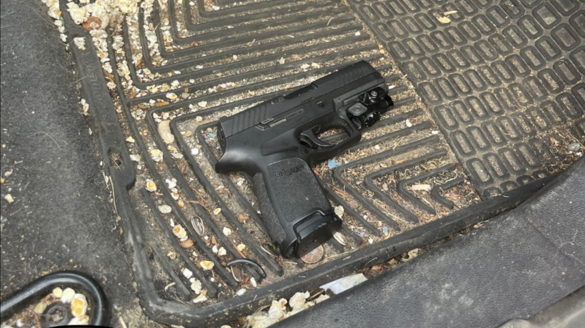 The Olympia Police Department shared an image to Facebook of a handgun they believe was used in a May 13 shooting in downtown Olympia. Officers found the gun while arresting a 26-year-old man who was allegedly involved in the shooting.