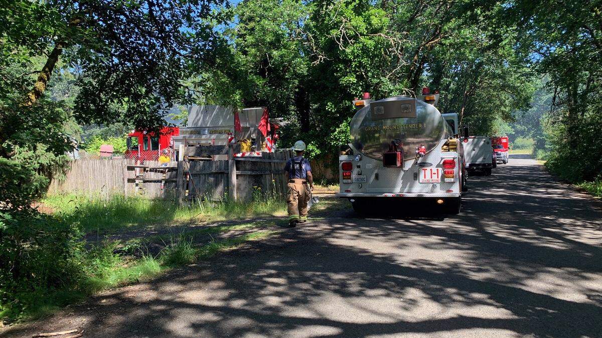 A man who died overnight Friday in a Rochester mobile home fire has been identified, according to the Thurston County Coroner’s Office.