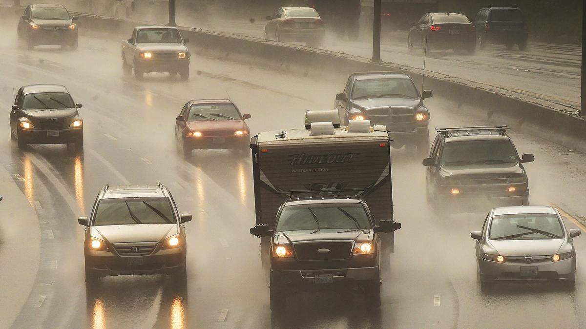It rained and rained and rained on Saturday (in case you didn't notice) and, yes, all that water set a record, according to the National Weather Service. In fact, it obliterated the old record.