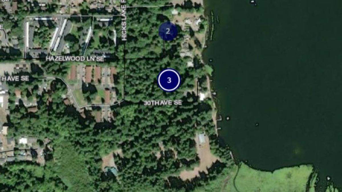 Both apartment projects (shown here as numbers 2 and 3) which first emerged last spring, have been proposed for the west shore of the lake, south of Wanschers Park. The two proposals also were met with immediate resistance from neighbors, who raised concerns about impacts to the lake, the forested area, wildlife and traffic.