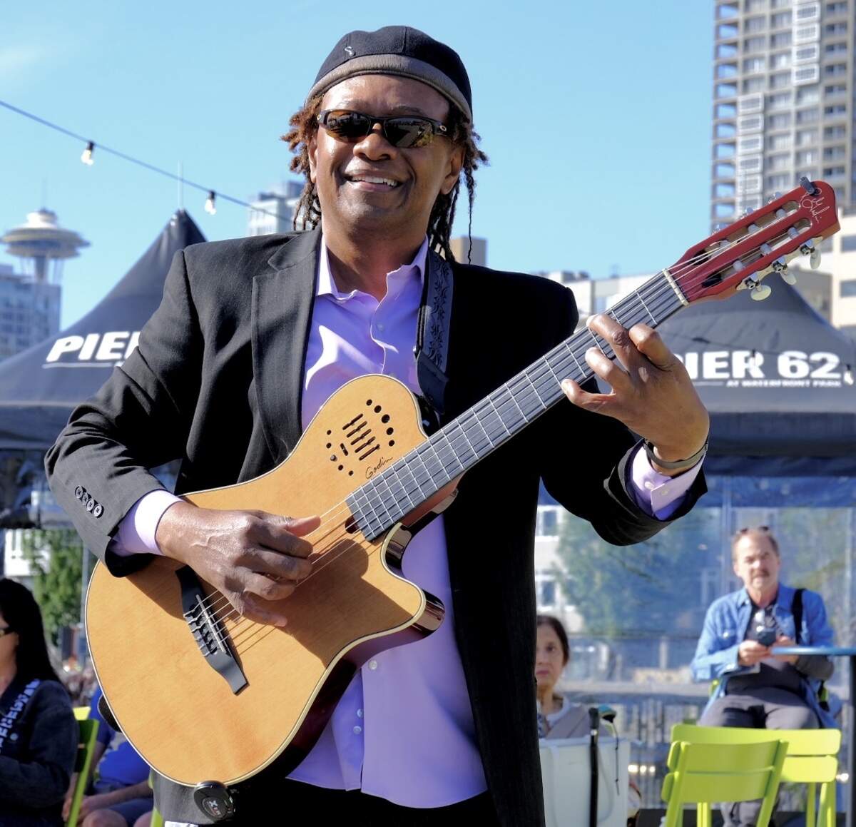 Show Brazil, led by Eduardo Mendonça, brings its energetic Brazilian sounds to Olympia’s Music in the Park.
