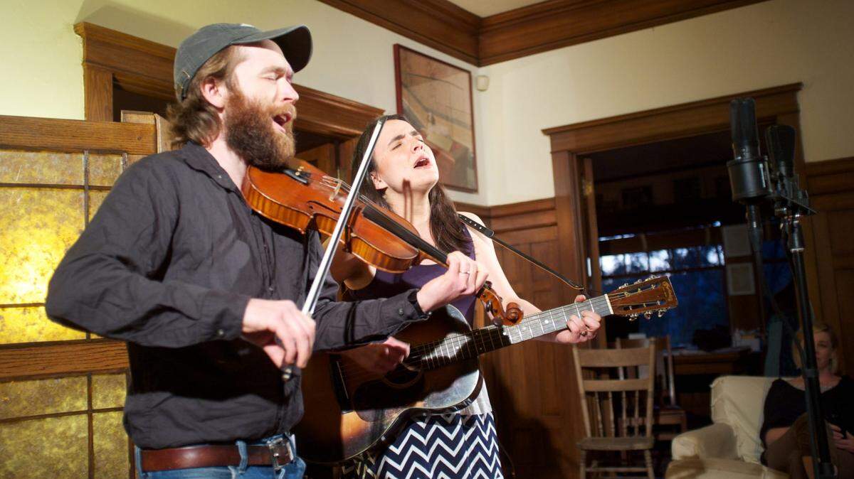 Jesse Milnes and Emily Miller will perform at the Friday night concert of this year’s Oly Old Time Festival at the South Bay Grange.