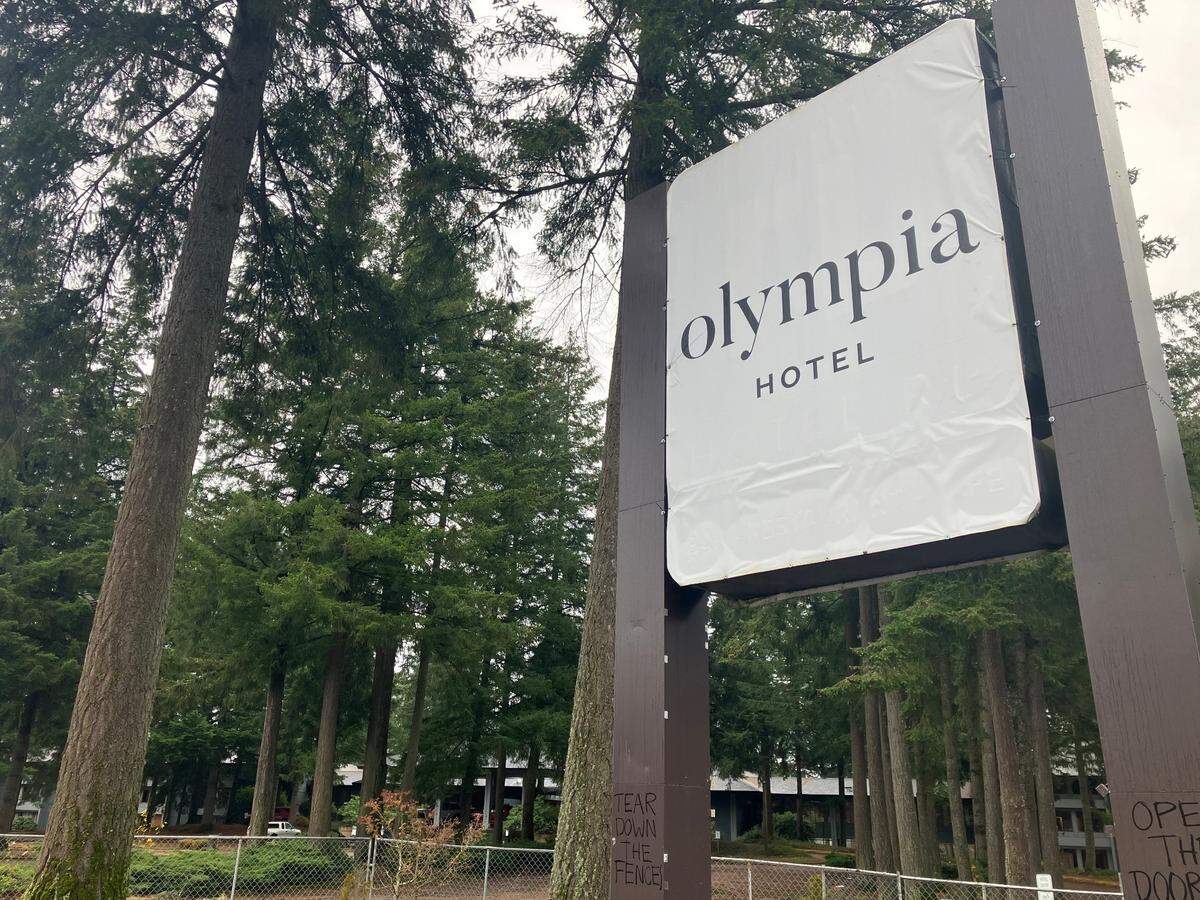 The Olympia Hotel at Capitol Lake is going to become 196 studio apartments.