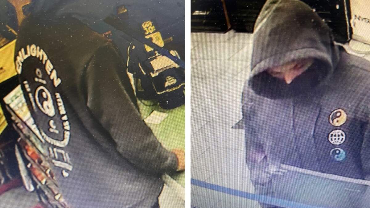The Olympia Police Department is asking for the public’s help in identifying the man who robbed a gas station clerk at gunpoint on July 16.