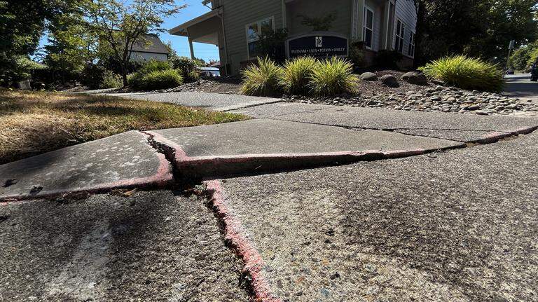 Fixing Olympia’s sidewalks will take 100-plus years, city says. What’s the plan?