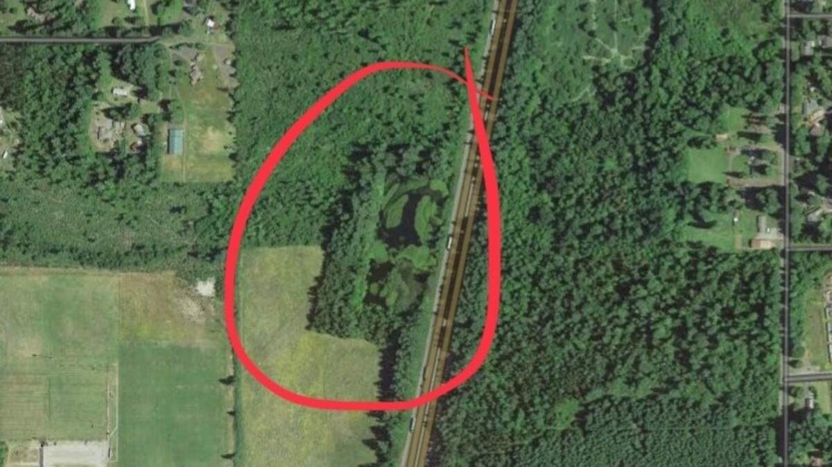 Washington State Patrol Trooper Johnna Batiste identified the location of the retention pond along southbound I-5 in Tumwater.