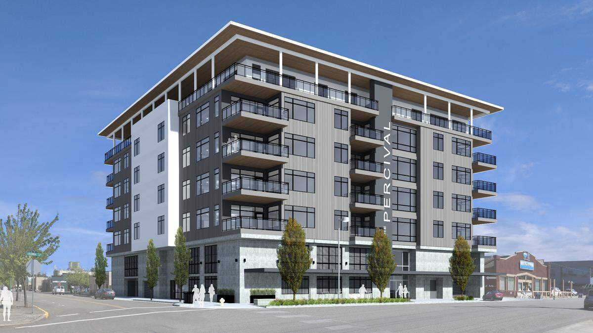 The Rants Group unveiled the design for Percival Condos this week, the 7-story luxury condo project set to be built downtown.