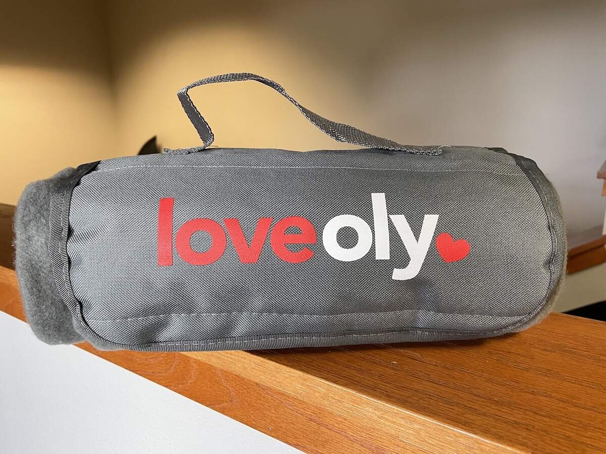 Love Oly Shop and Dine Week is back, with new swag options — a wallet, an apron and the blanket shown here.