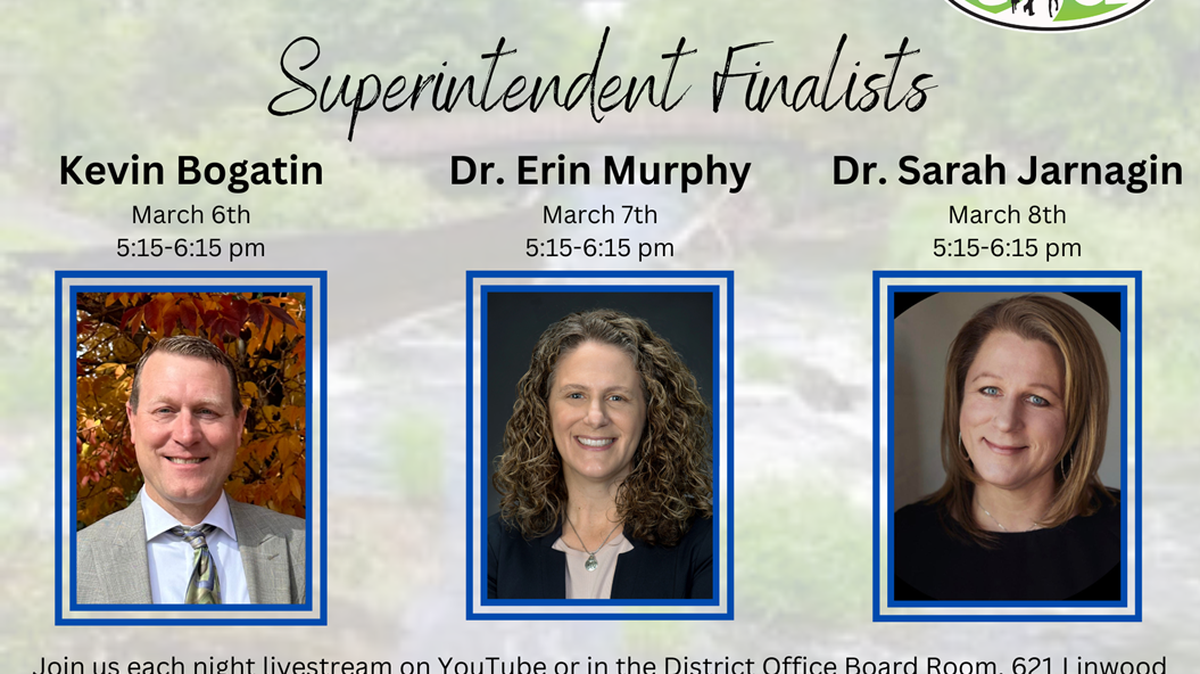 The Tumwater School Board recently conducted preliminary interviews to permanently fill the position of superintendent, and it announced three finalists Feb. 27.