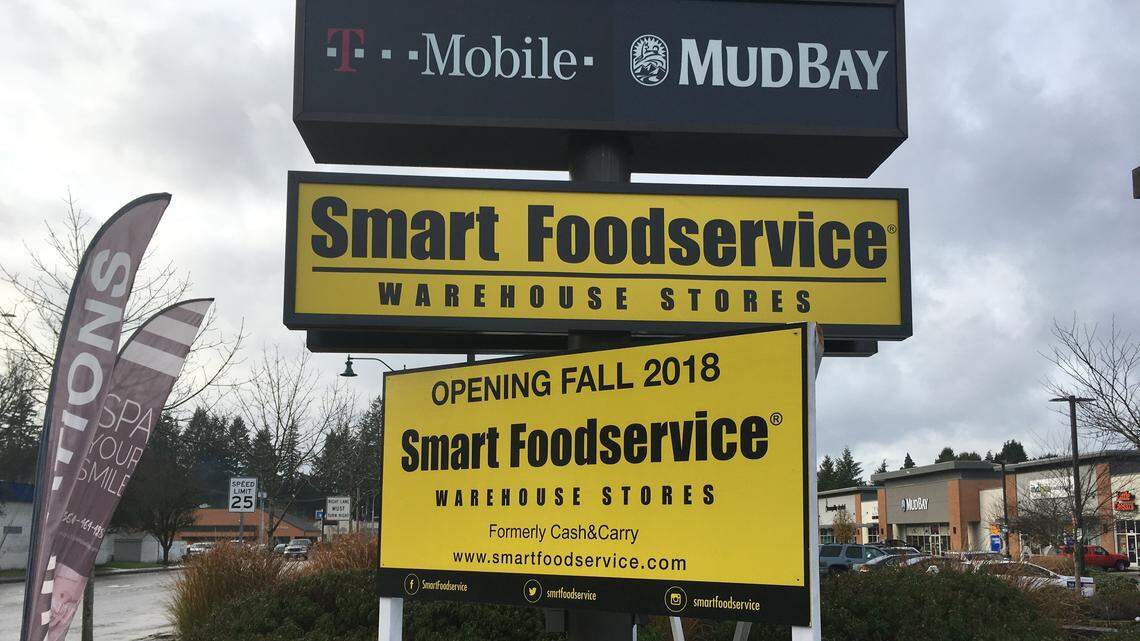 Smart Foodservice Warehouse Stores, previously known as Cash & Carry, is set to open its Tumwater store on Dec. 19 at 710 Trosper Road SW, on the north side of Trosper west of Littlerock Road.