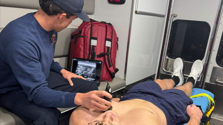 Medics use ultrasounds on 18% of Thurston calls, bringing ‘inside care outside’