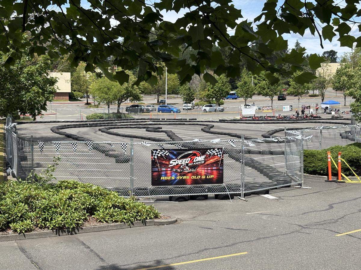 Speed Zone Go Karts is operating in the JC Penney parking lot at Capital Mall in west Olympia.