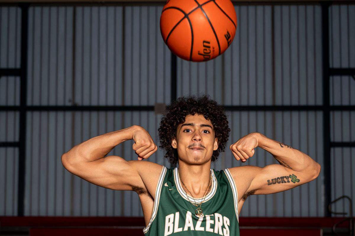 Timberline’s Brooklyn Hicks poses for a portrait at Silas High School in Tacoma, Wash., on Wednesday, March 16, 2022.
