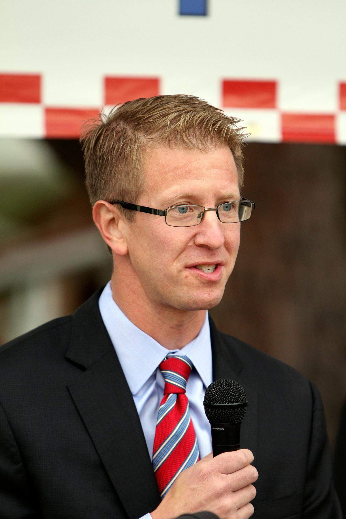 U.S. Congressman Derek Kilmer’s speech on Feb. 21, 2024 at the University of Puget Sound in Tacoma was disrupted and shut down by protestors who took over the stage.