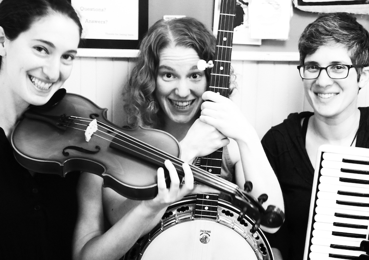 Brivele — a Seattle band that describes itself as an “anti-fascist klezmer folk-punk trio” -- will perform Saturday night at Temple Beth Hatfiloh.