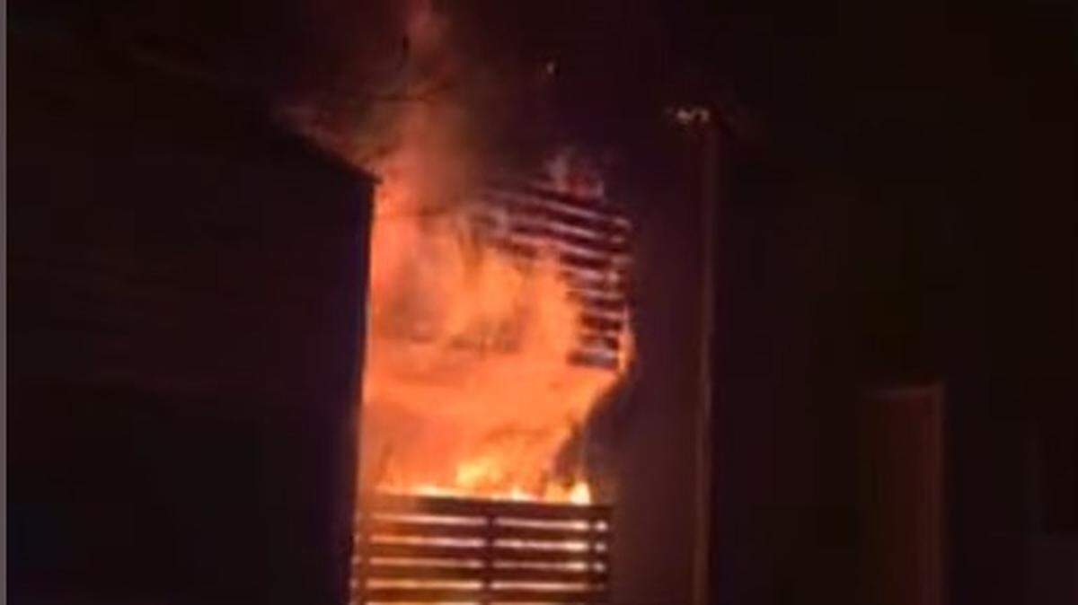 Fire originated on a second-floor unit at an Olympia apartment building Saturday night.