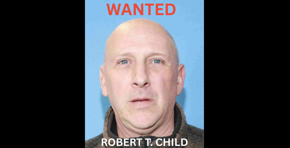 The Mason County Sheriff’s Office is searching for Robert T. Child, 60, in connection to a double homicide investigation in the Hoodsport area. He’s described as bald and white and who’s about 6 feet tall and 250 pounds.