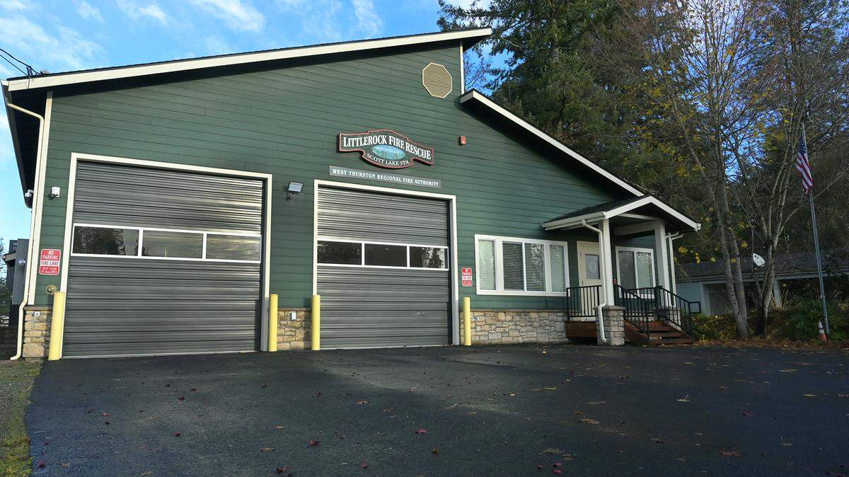 West Thurston Regional Fire Authority’s Scott Lake Station, located at 2640 Trevue Ave. SW, is one of the three stations that may be closed down because of tax levy failures.
